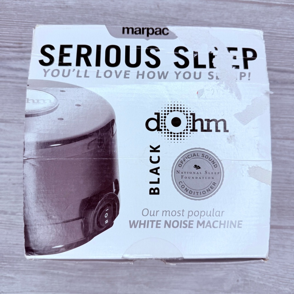 Marpac Yogasleep Dohm Classic (Black) The Original White Noise Machine calming